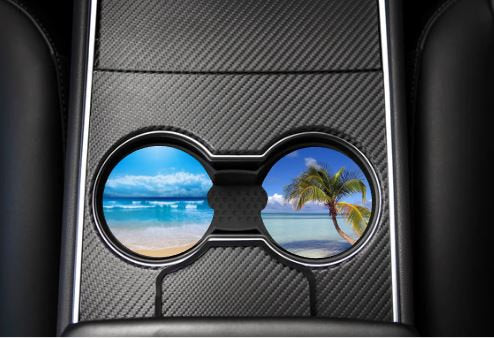 beach car coasters