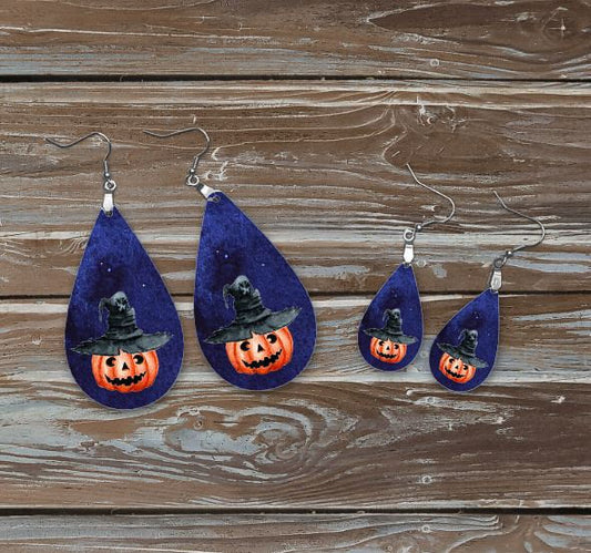 JACK-O-LANTERN HALLOWEEN EARRINGS