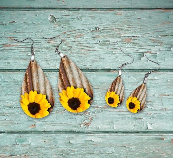 SUNFLOWER EARRINGS