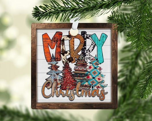 MERRY SOUTHWESTERN ORNAMENT