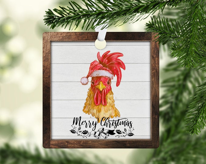 Merry Christmas rooster