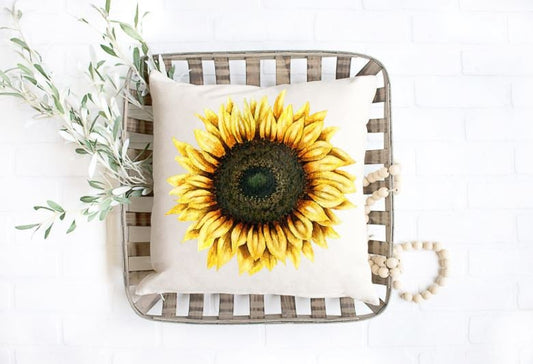 SUNFLOWER FALL PILLOW COVER