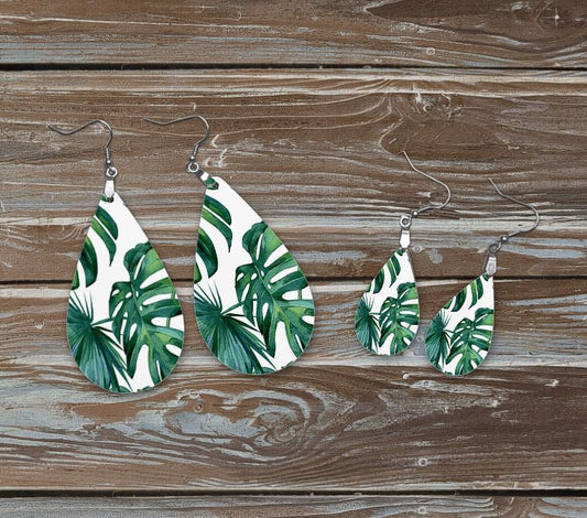 TROPICAL LEAF EARRINGS