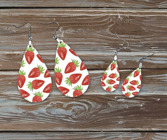 STRAWBERRY EARRINGS