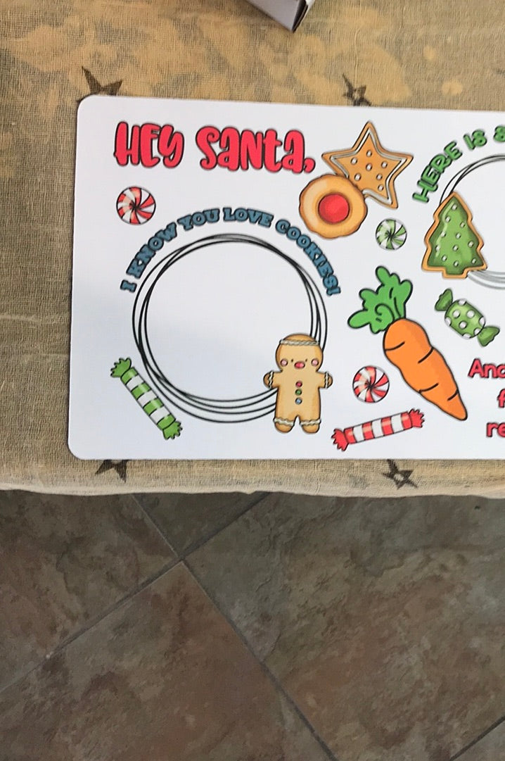 Santa place mat