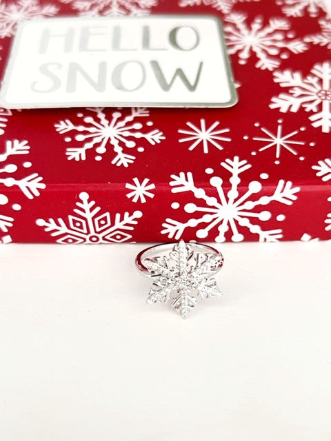 TOT Snowflake ring