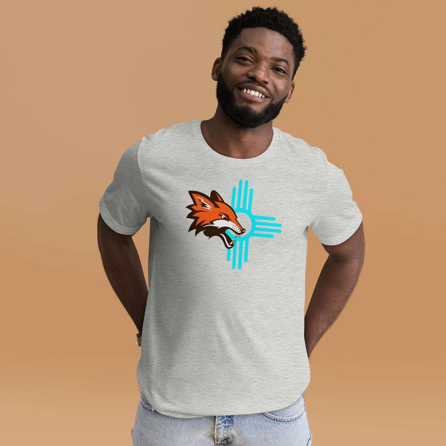 Fox and Zia symbol Unisex t-shirt