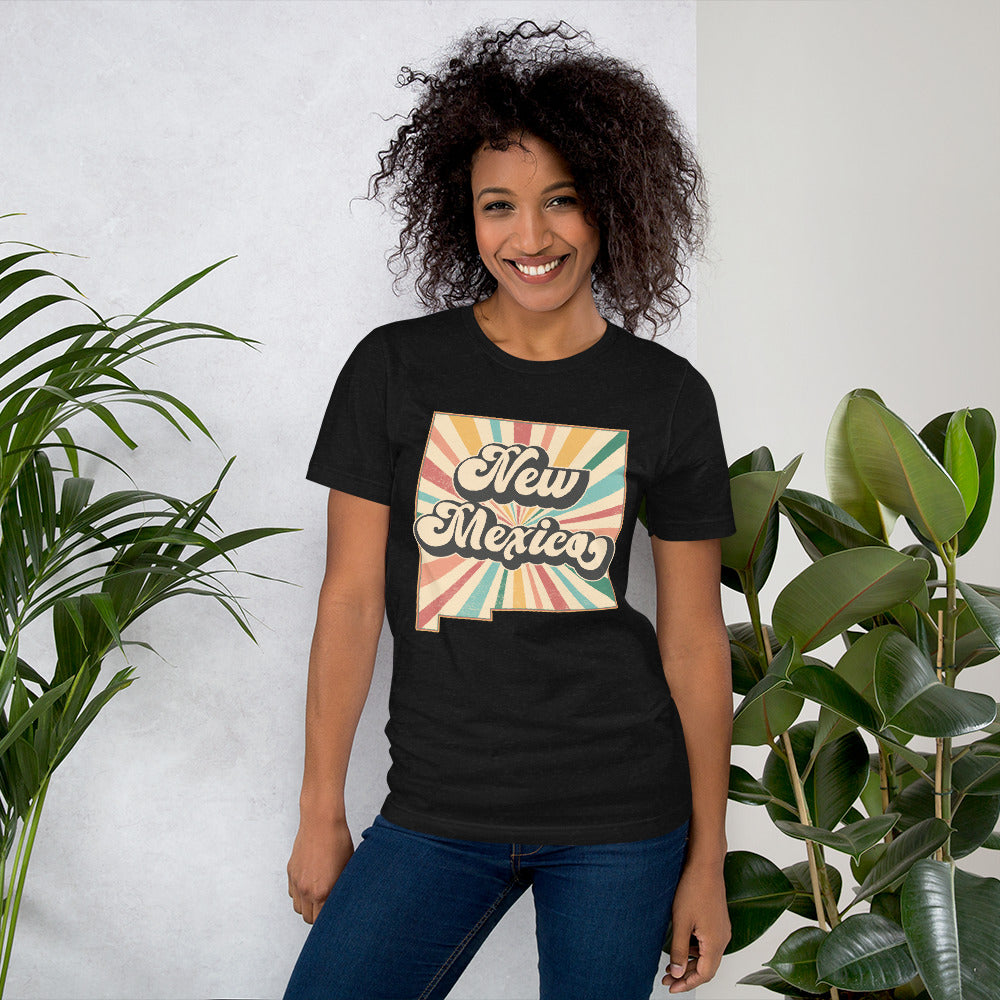 New Mexico Retro State Unisex T-shirt