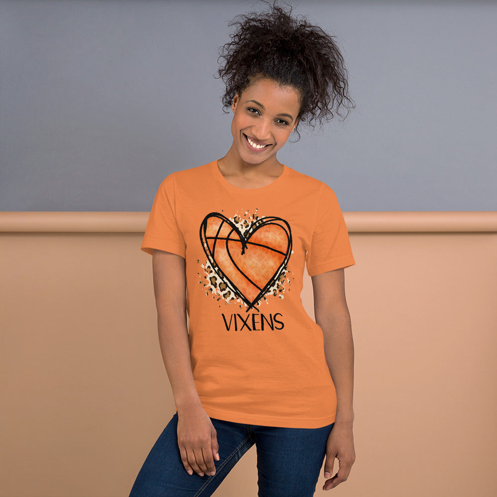 Vixen Basketball Unisex t-shirt