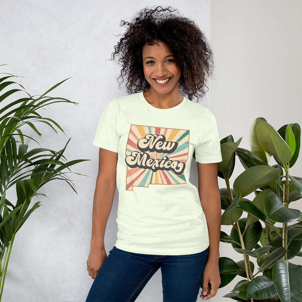 New Mexico Retro State Unisex T-shirt