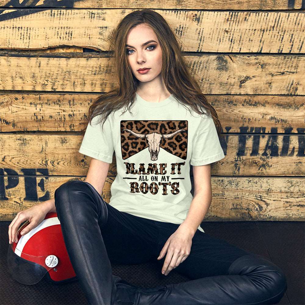 Blame it all on my bootsUnisex t-shirt