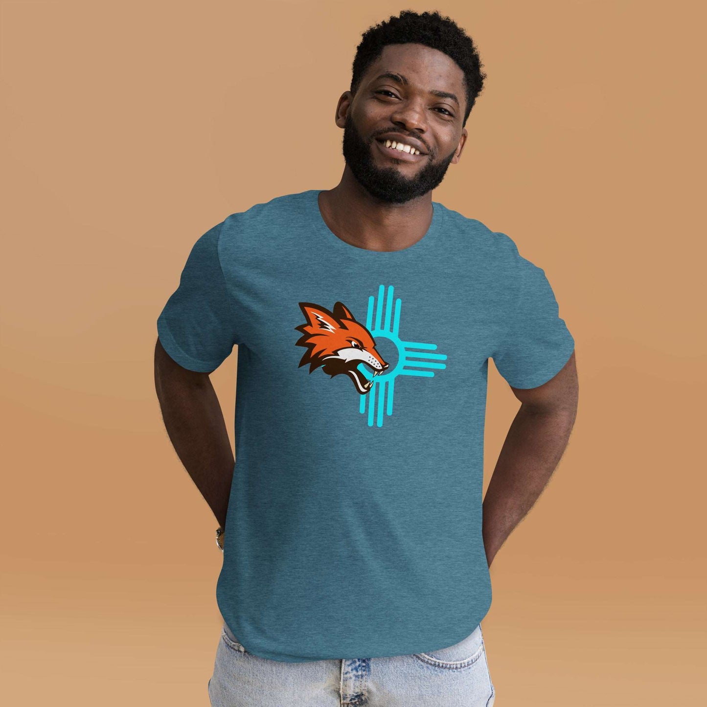 Fox and Zia symbol Unisex t-shirt