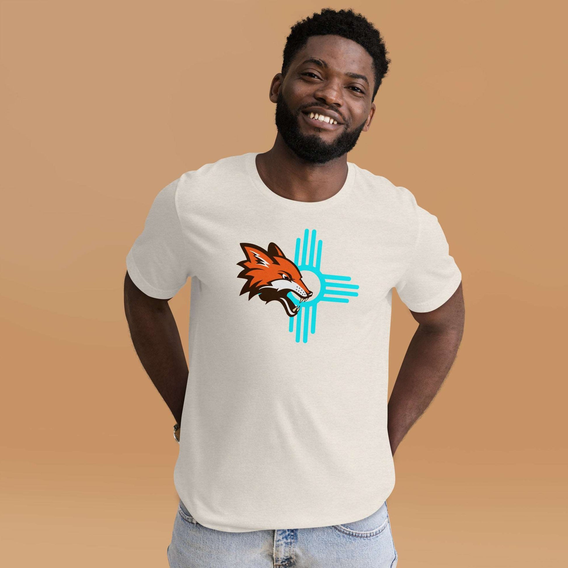 Fox and Zia symbol Unisex t-shirt