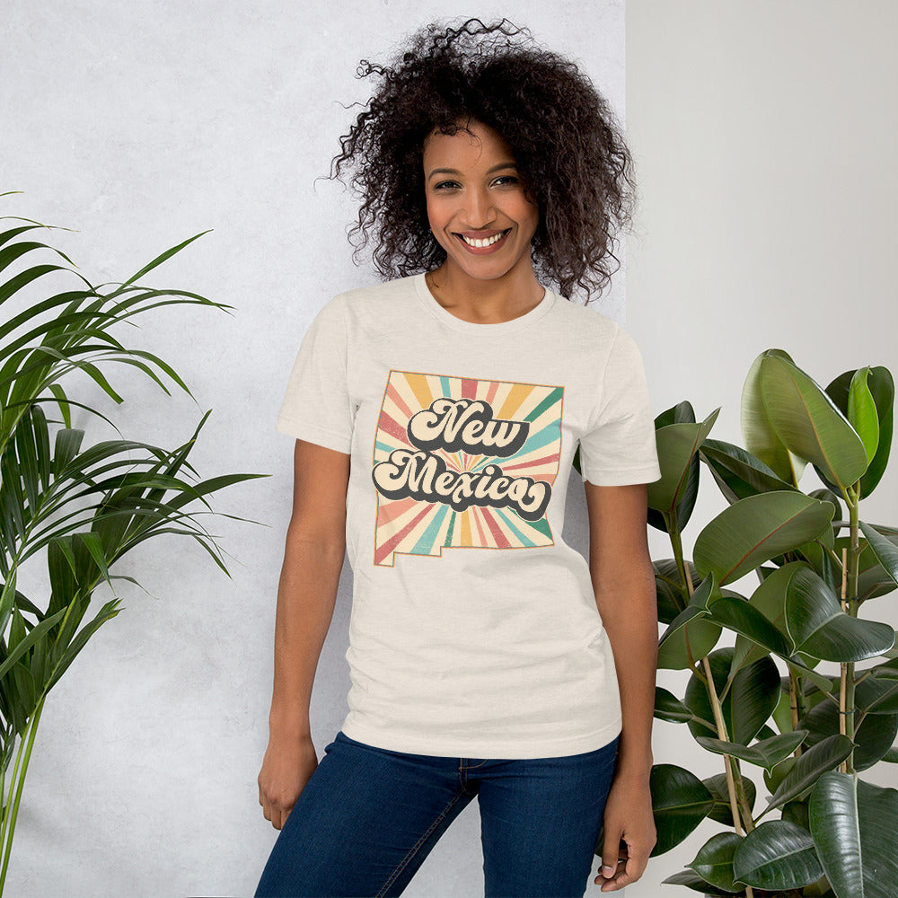 New Mexico Retro State Unisex T-shirt