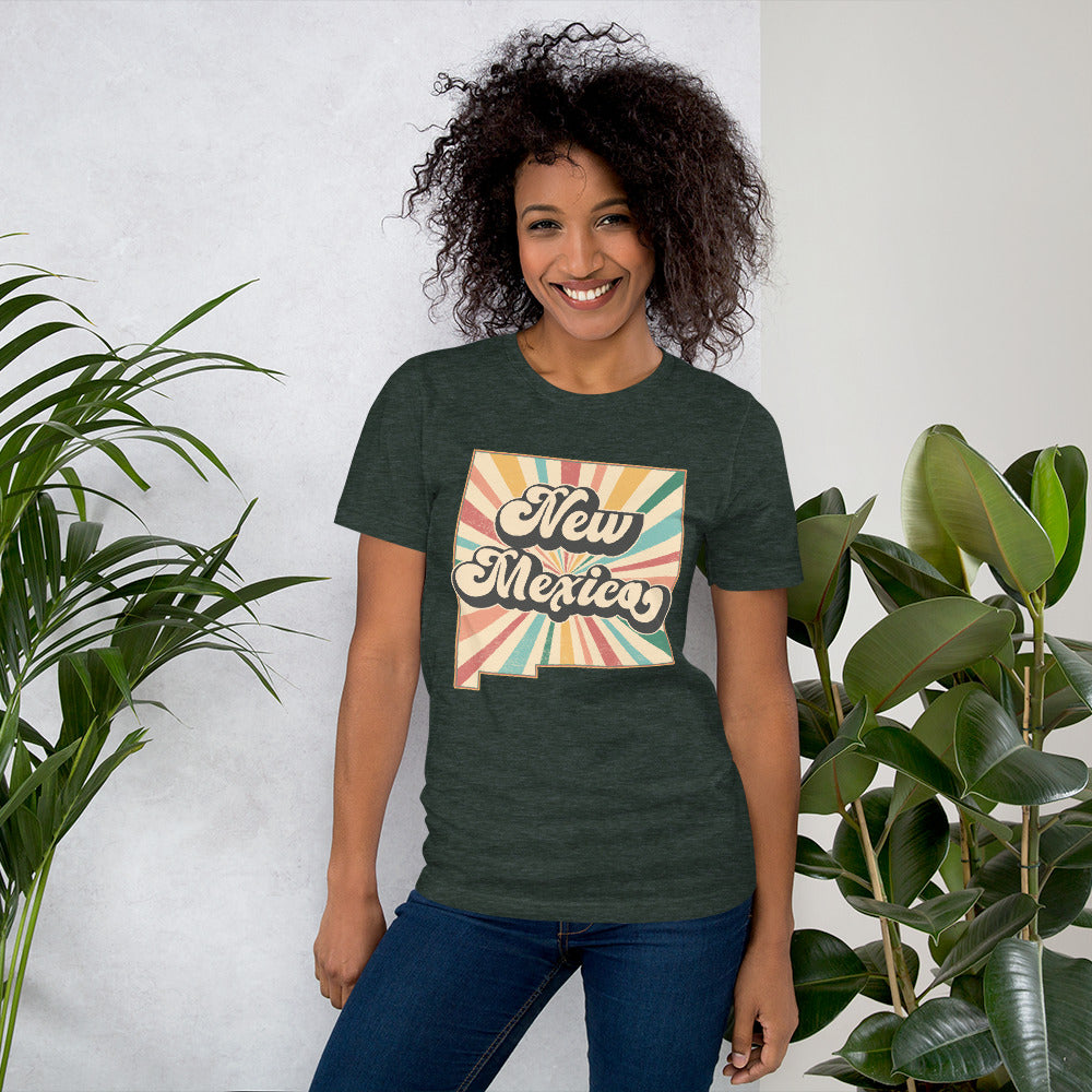 New Mexico Retro State Unisex T-shirt