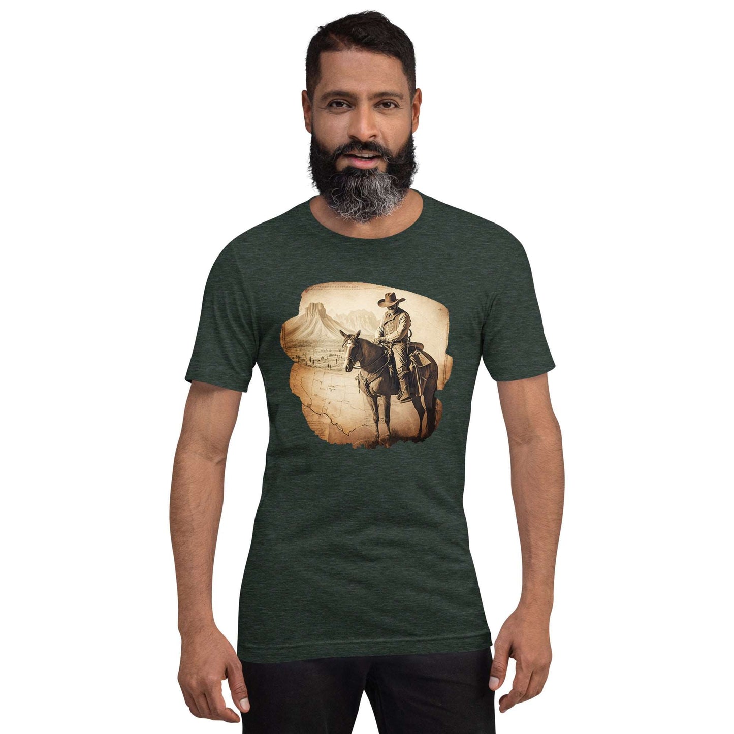 Cowboy & Horse Unisex t-shirt