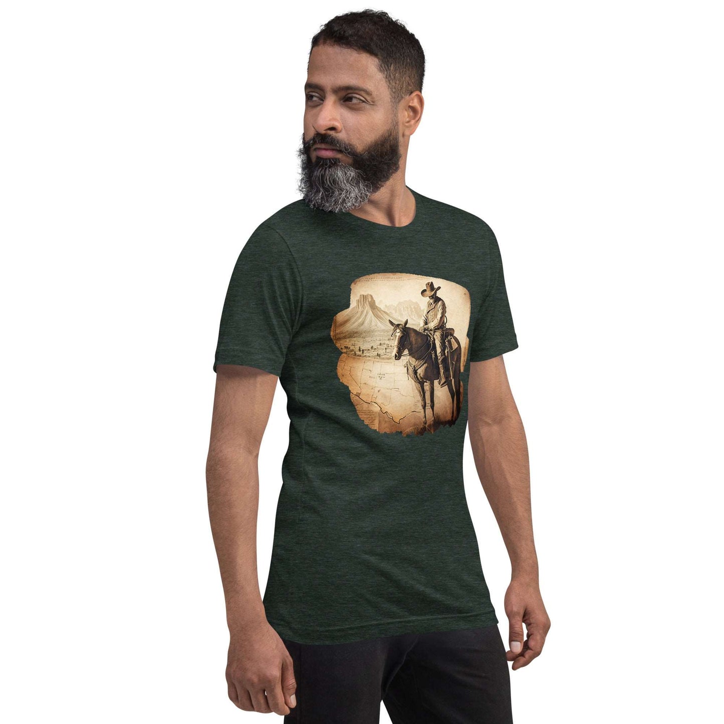 Cowboy & Horse Unisex t-shirt