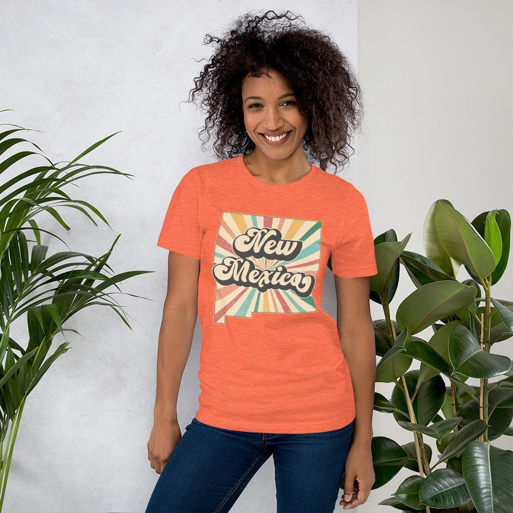 New Mexico Retro State Unisex T-shirt