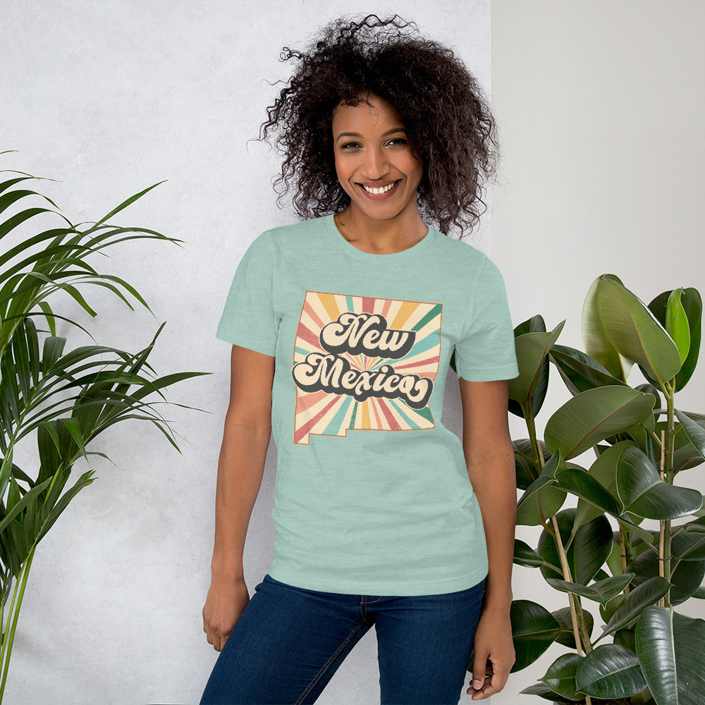 New Mexico Retro State Unisex T-shirt