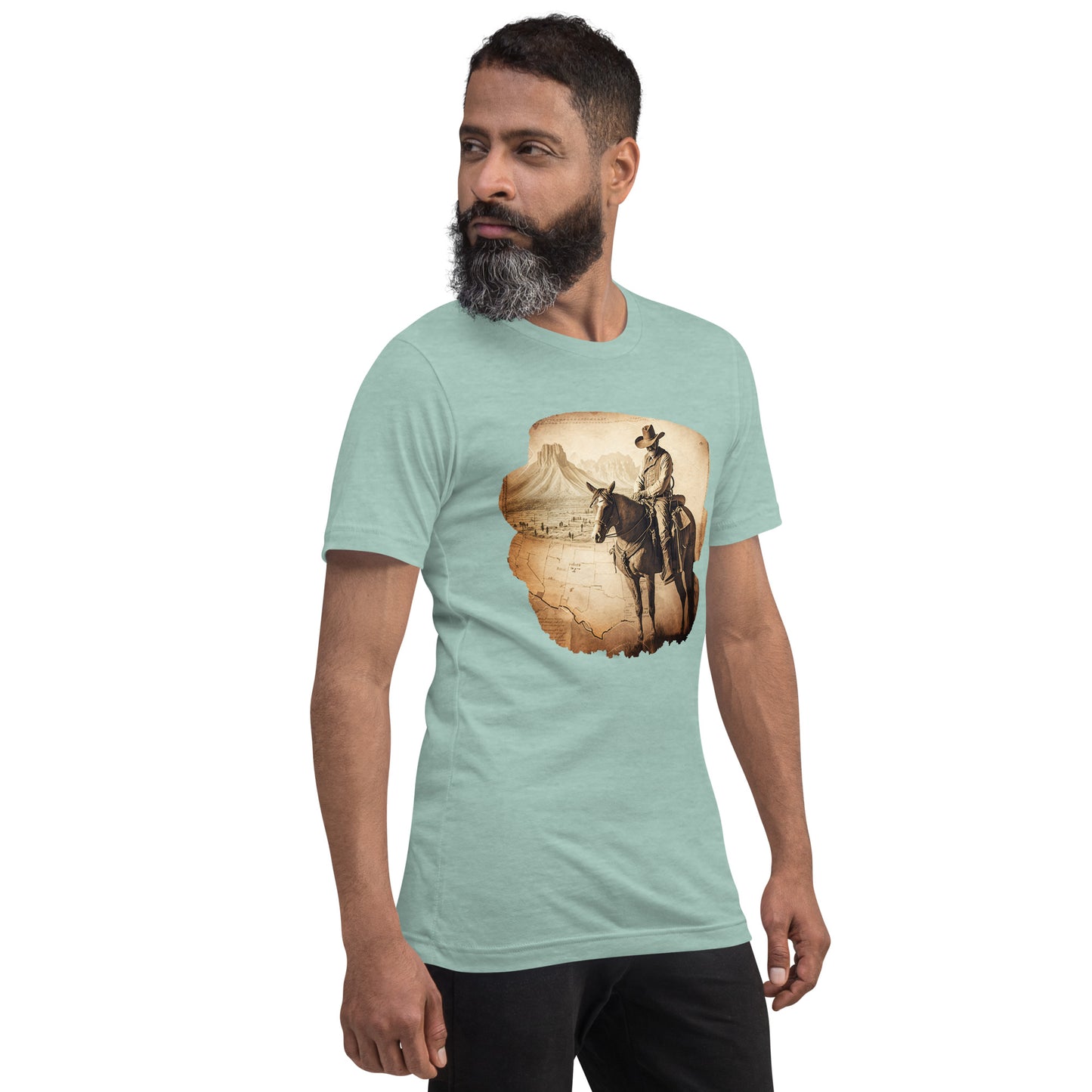 Cowboy & Horse Unisex t-shirt