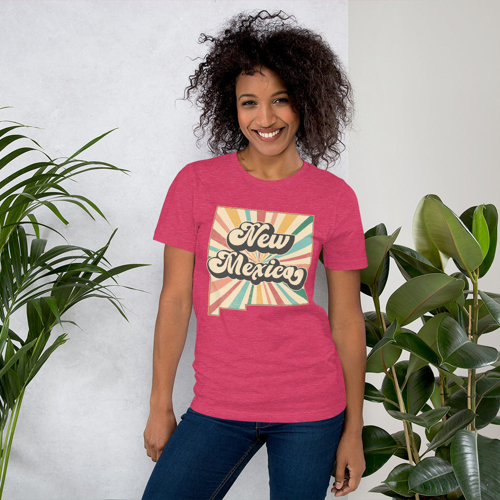 New Mexico Retro State Unisex T-shirt