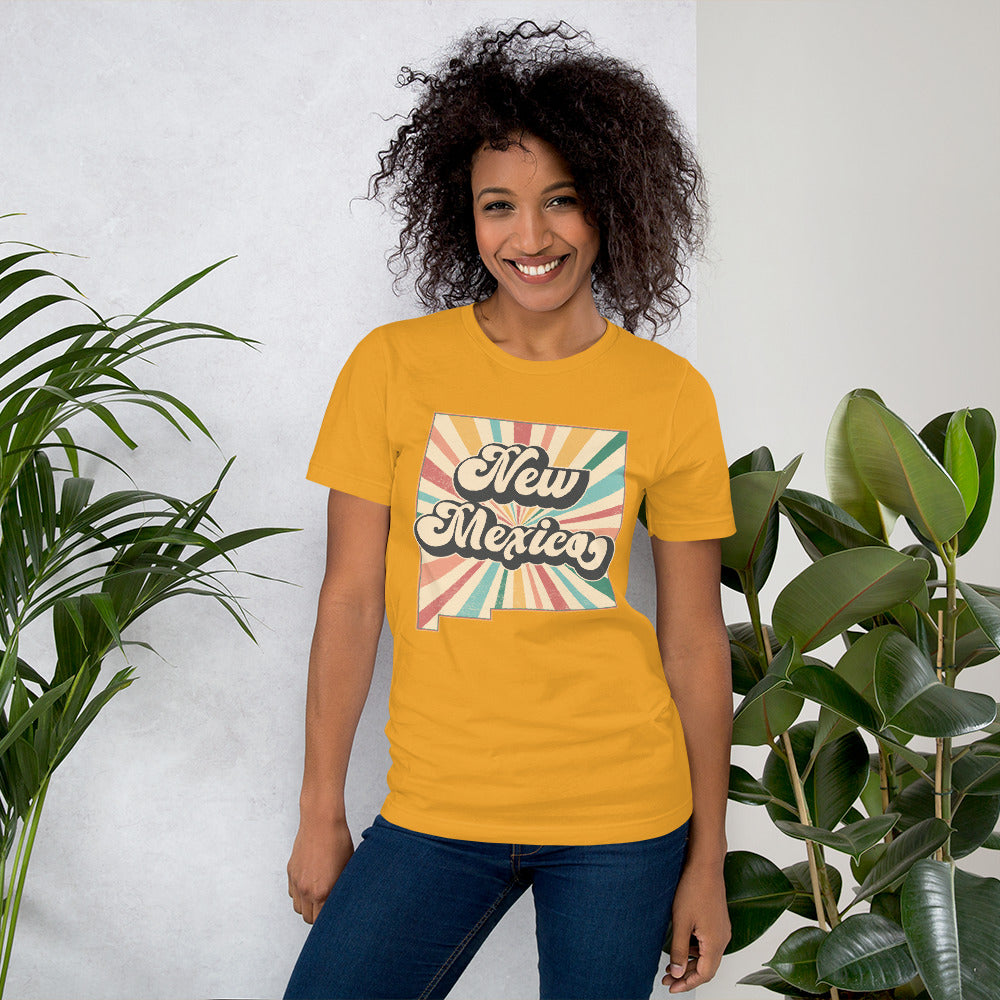 New Mexico Retro State Unisex T-shirt