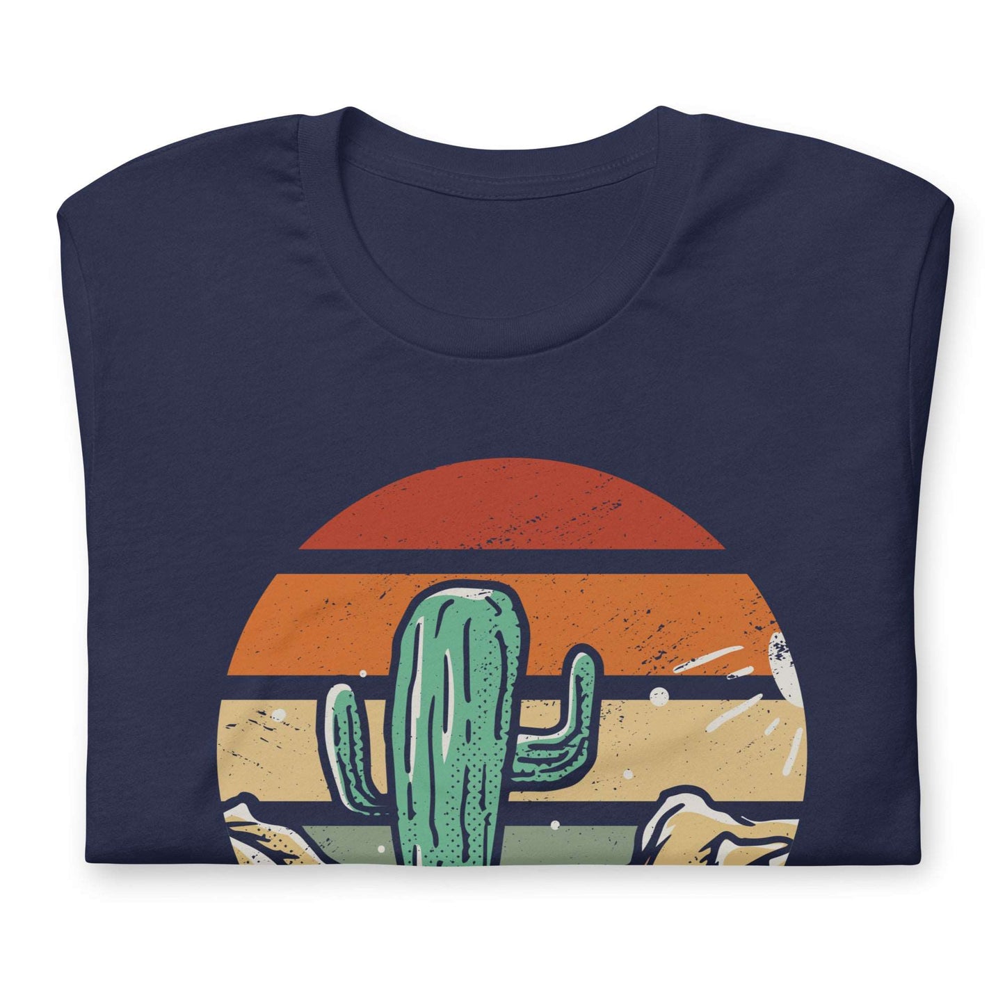 Cactus with colorful background Unisex t-shirt