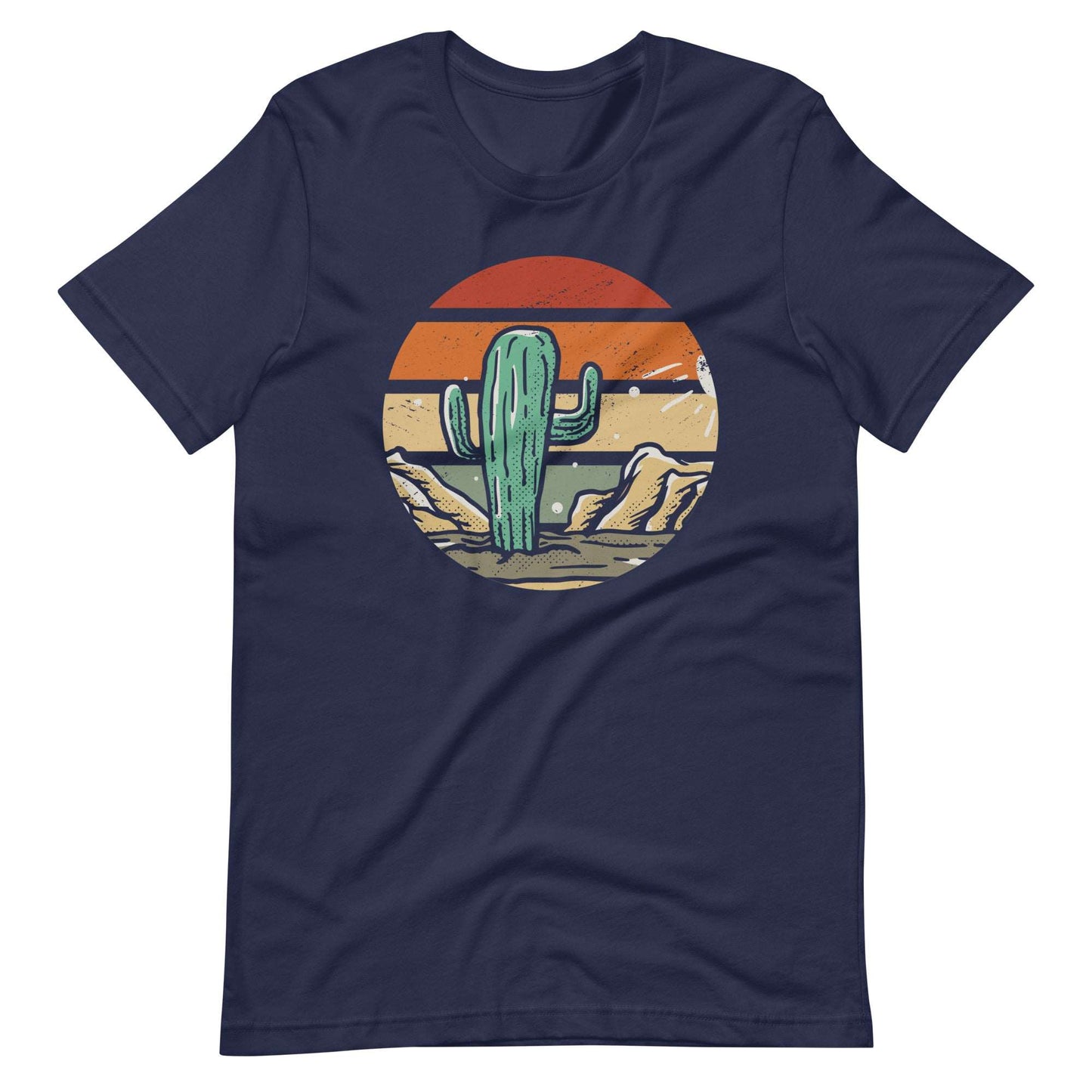 Cactus with colorful background Unisex t-shirt