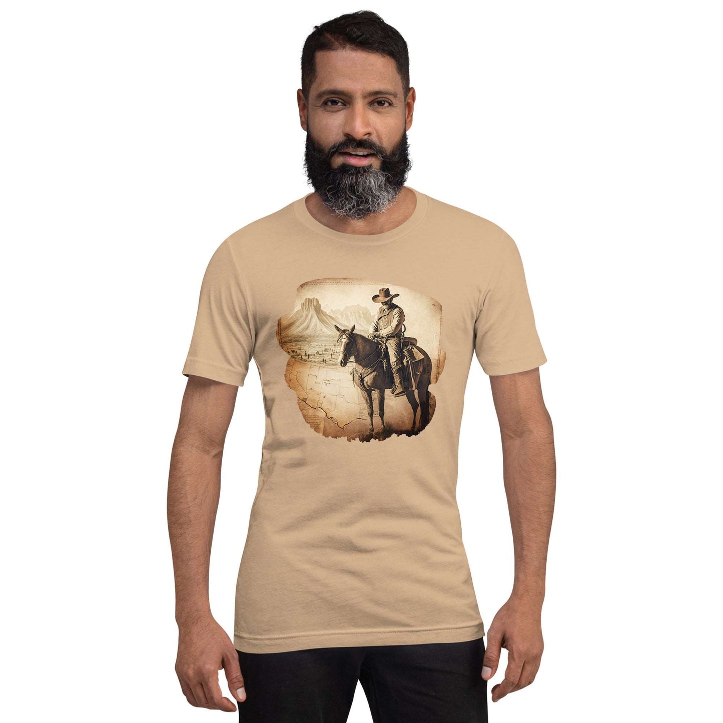 Cowboy & Horse Unisex t-shirt