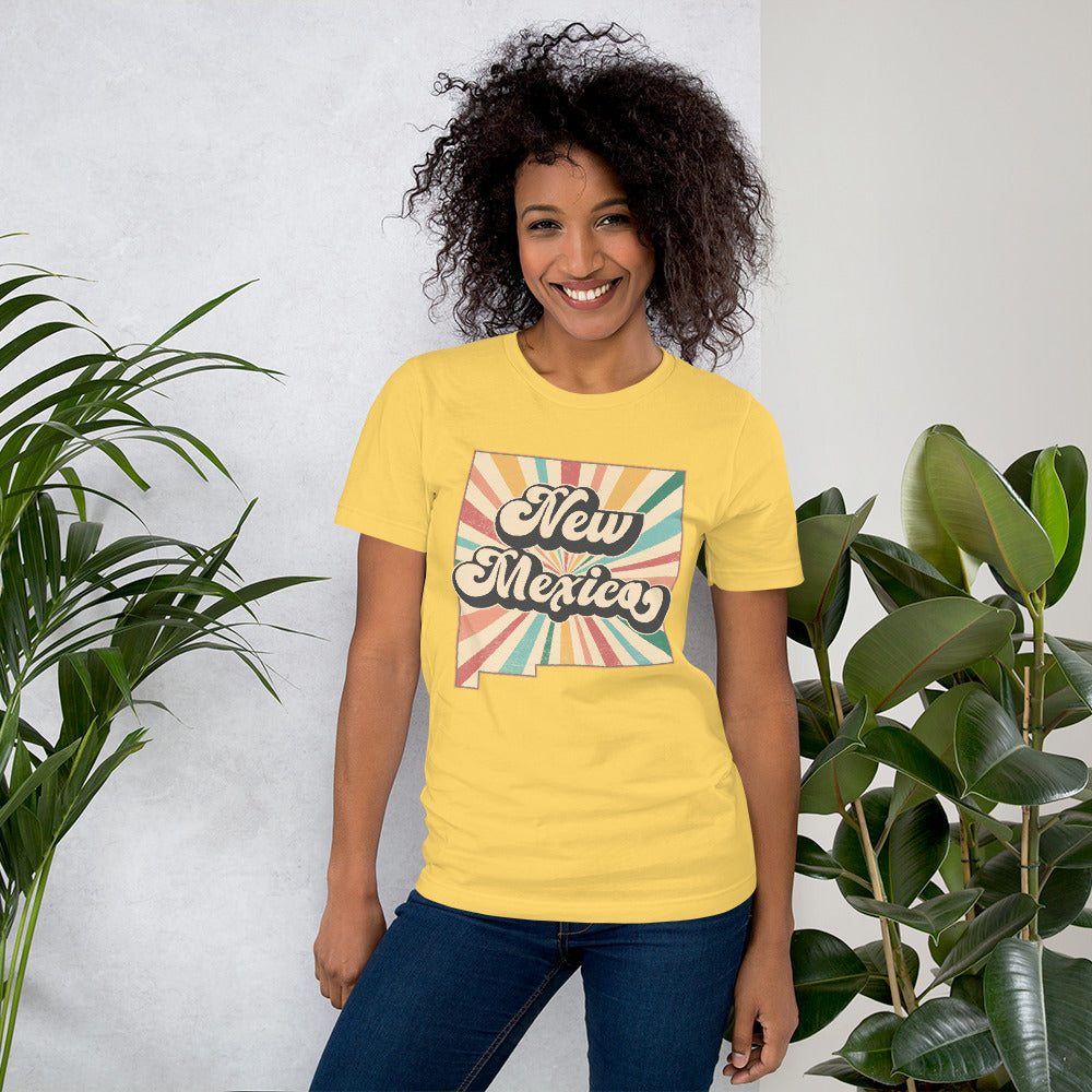 New Mexico Retro State Unisex T-shirt